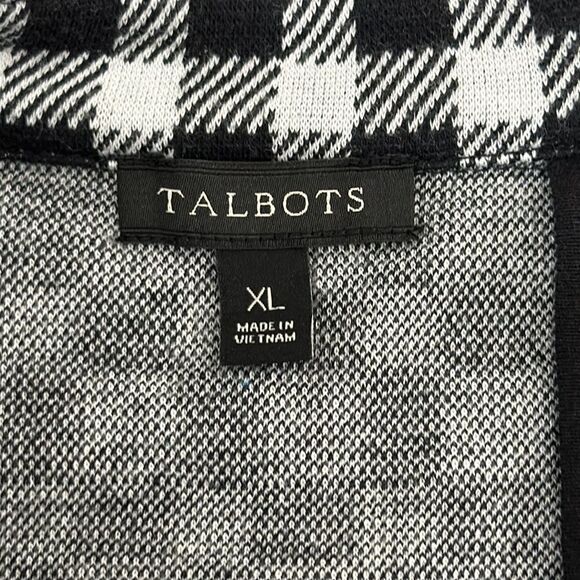 Talbots Top Size XL Sabrina Buffalo Checkered NWOT - Picture 9 of 11